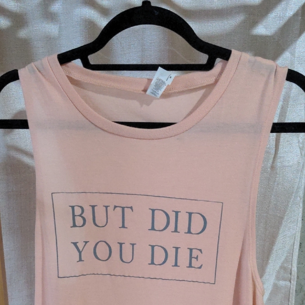 Women's Pink Sleeveless Top